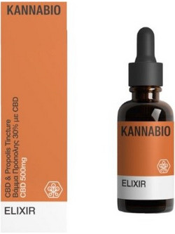 Kannabio Elixir Βάμμα Πρόπολης CBD 500mg 30ml