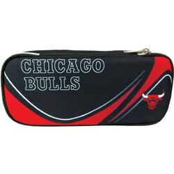 Back Me UP NBA Chicago Bulls Κασετίνα Μαύρη Κόκκινη 378-16141