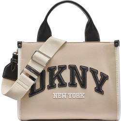 DKNY Γυναικείο Τσαντάκι Χειρός από Δερματίνη Εκρού R52AZC80-LT3