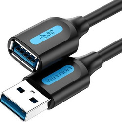 Vention CBHBH Καλώδιο USB-A Male 3.0 to USB-A Female 2m Black