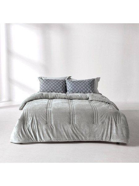 Kentia Κουβερτοπάπλωμα King Size Hollowfiber 240x260 Notturno 2622 Grey