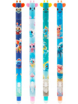 Happy Color Aqua Cuties Στυλό Gel Τιρκουάζ Διάφορα Σχέδια 390040