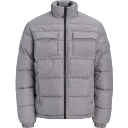 Rebel Ανδρικό Μπουφάν Χειμωνιάτικο Puffer Γκρι 12298297