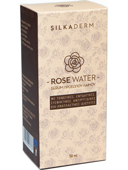 Silkaderm Rose Water Αντιγηραντικό Ενυδατικό Serum Προσώπου για Ανάπλαση & Σύσφιξη 50ml