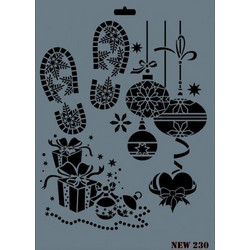 Rich Στένσιλ Σχέδια Christmas 25x35cm 230