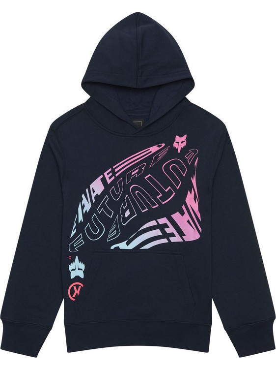 Fox Racing Παιδικό Φούτερ με Κουκούλα Navy Μπλε Ροζ 33558-329