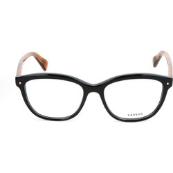 Lanvin VLN716M BLKY Ανδρικός Σκελετός Γυαλιών Οράσεως Κοκάλινος Μαύρος Καφέ