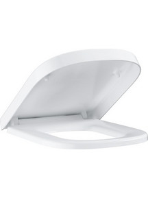 GROHE Euro Καπάκι Λεκάνης D-Shape Πλαστικό Soft Close Λευκό 39330001