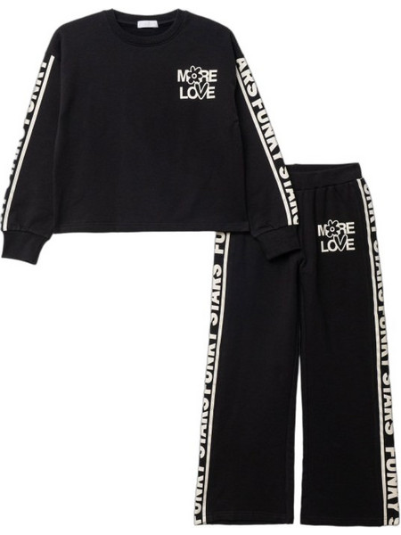 Funky Παιδικό Σετ Φόρμας Μαύρο 227-514144-1