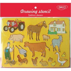 DACO Στένσιλ Σχέδια Φάρμα 20x25cm SB002F