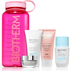 Biotherm Lait Corporel L'Original Body Milk 50ml + Biosource Softening Foaming Cleanser 50ml + Aquasource Hydra Barrier Cream 15ml + Deodorant Pure Roll-On 75ml