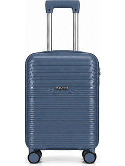 Amber AM1020 Βαλίτσα Καμπίνας 55x35x22cm με 4 Ρόδες Μπλε