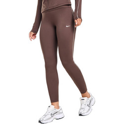 Nike One Dri-FIT Γυναικείο Κολάν Μακρύ Ψηλόμεσο Καφέ IU3943-237