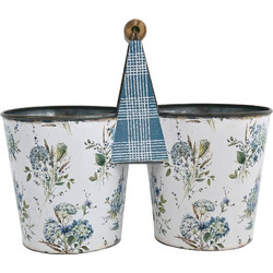 Artekko Bucket Κασπώ Κουβάς Εξωτερικού Χώρου Μεταλλικό Πολύχρωμο 24x12x20cm 742-2500