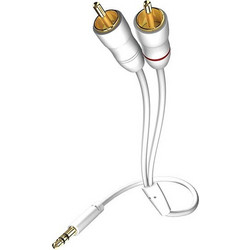 Inakustik Αντάπτορας Ήχου 3.5mm Male to 2x RCA Male 0.75cm