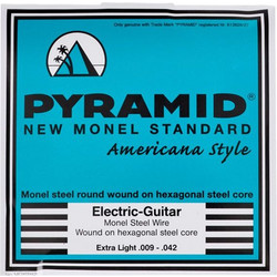 Pyramid New Monel Standard Σετ 6 Χορδές Ηλεκτρικής Κιθάρας Monel 9-42"