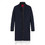 Hugo Ανδρικό Παλτό Μακρύ με Επένδυση Navy Μπλε 50569223-405