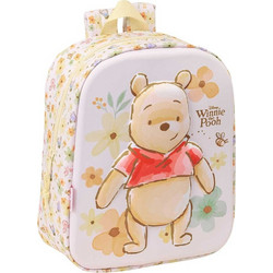Safta Winnie The Pooh Σχολική Τσάντα Πλάτης Νηπιαγωγείου Κίτρινη 622615011