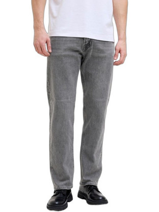 Jack & Jones Ανδρικό Τζιν Παντελόνι Ελαστικό Κανονική Εφαρμογή Ανθρακί 12272100
