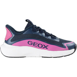 Geox Pro Ran Fast Παιδικά Sneakers Navy Μπλε Φούξια J669JA