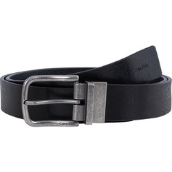 Calvin Klein Buckle Ανδρική Ζώνη Δερμάτινη Μαύρη LV04D7071G-V8L