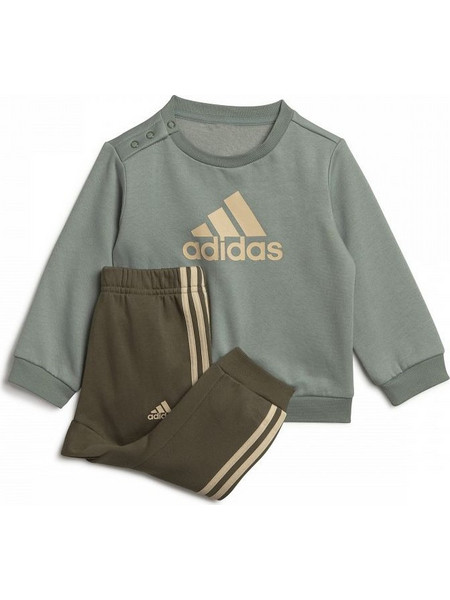 Adidas Βρεφικό Σετ Φόρμας Χειμωνιάτικο Πράσινο Mint Χακί IC6593