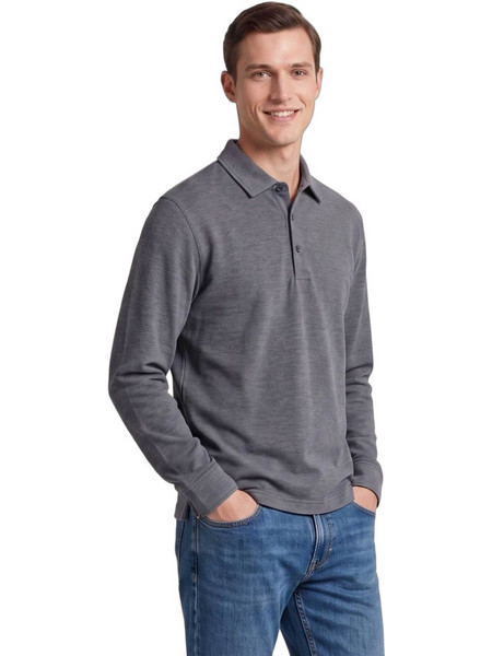 Gant Ανδρική Μπλούζα Polo Κοντομάνικη Γκρι 3G2014130