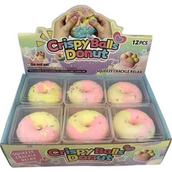 Crispy Wax Donut Squishy Πολύχρωμο