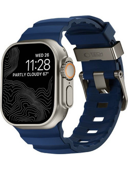 Tech-Protect Motion Λουράκι Σιλικόνης Nautical Blue (Apple Watch 44 / 45 / 46 / 49mm)