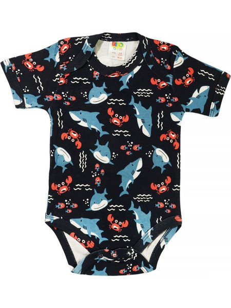 Biyo Kids Sea Φορμάκι Εσώρουχο Κοντομάνικo για Αγόρι Navy Μπλε 40231