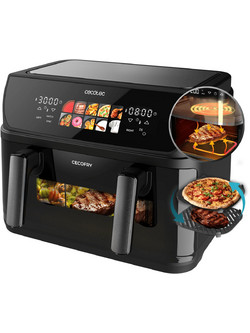 Cecotec CEC-111028 Air Fryer 10lt με Διπλό Κάδο
