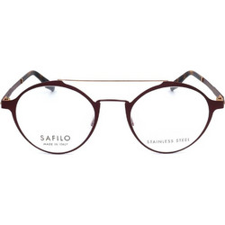 Safilo CANALINO 01 E28 Ανδρικός Σκελετός Γυαλιών Οράσεως Μεταλλικός Καφέ