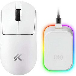 Mchose A7 V2 Ασύρματο Gaming Ποντίκι 26000 DPI White