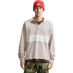 Nike Club LS Rugby Top Ανδρική Αθλητική Μπλούζα Polo Μπεζ IM5572-211