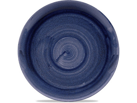 Churchill Stonecast Patina Cobalt Blue Πιάτα Ρηχά Πορσελάνης 12τμχ PABLEV111