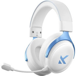 Mchose V9 Pro Ασύρματο Gaming Headset Over Ear White Blue
