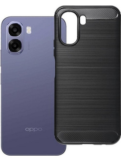 Blue Star Face Back Cover Carbon Black (Oppo A6x)