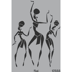 Rich Στένσιλ Σχέδια 33x48cm 555