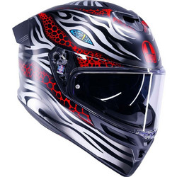 AGV K5 Viverna Black Grey Red Κράνος Μηχανής Full Face 1500gr