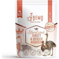 Bemo Sterilised Adult Duoprotein with Turkey & Ostrich 500gr