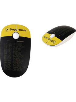 iTotal XL2446 Departures Ασύρματο Ποντίκι Black Yellow