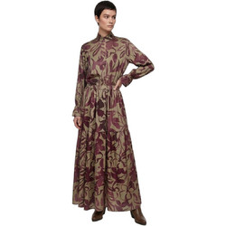 Helmi Maxi Βραδινό Φόρεμα Floral Μπορντό 58-05-004