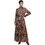 Helmi Maxi Βραδινό Φόρεμα Floral Μπορντό 58-05-004