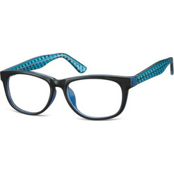 Sunoptic CP171C Ανδρικός Σκελετός Γυαλιών Οράσεως Κοκάλινος Μαύρος Μπλε