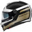 Premier Commander DA19BM White Black Gold Κράνος Μηχανής Full Face 1470gr