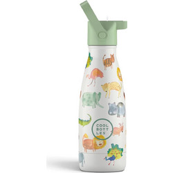 Cool Bottles Safari Παιδικό Παγούρι Θερμός Ανοξείδωτο BPA Free Πολύχρωμο 260ml