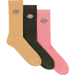 Dickies Ανδρικές Κάλτσες Ψηλές Ταμπά Χακί Φούξια 3Pack DK0A4X82L95