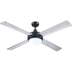 Eurolamp 890-25002 Ανεμιστήρας Οροφής 132cm 70W με Φως & Τηλεχειριστήριο Μαύρος Γκρι