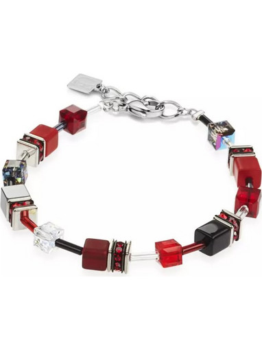 Coeur de Lion GeoCube Γυναικείο Βραχιόλι από Ατσάλι με Swarovski 4014/30-0312