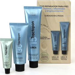 Tractopon 30% Urea Foot Repair Cream 40ml + 15% Urea Cream 75ml + Deodorant Cream 10ml